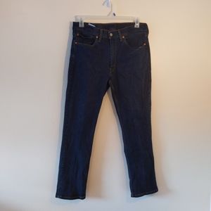Levi Strauss 514 Darkwash Straight Casual Preppy Jeans